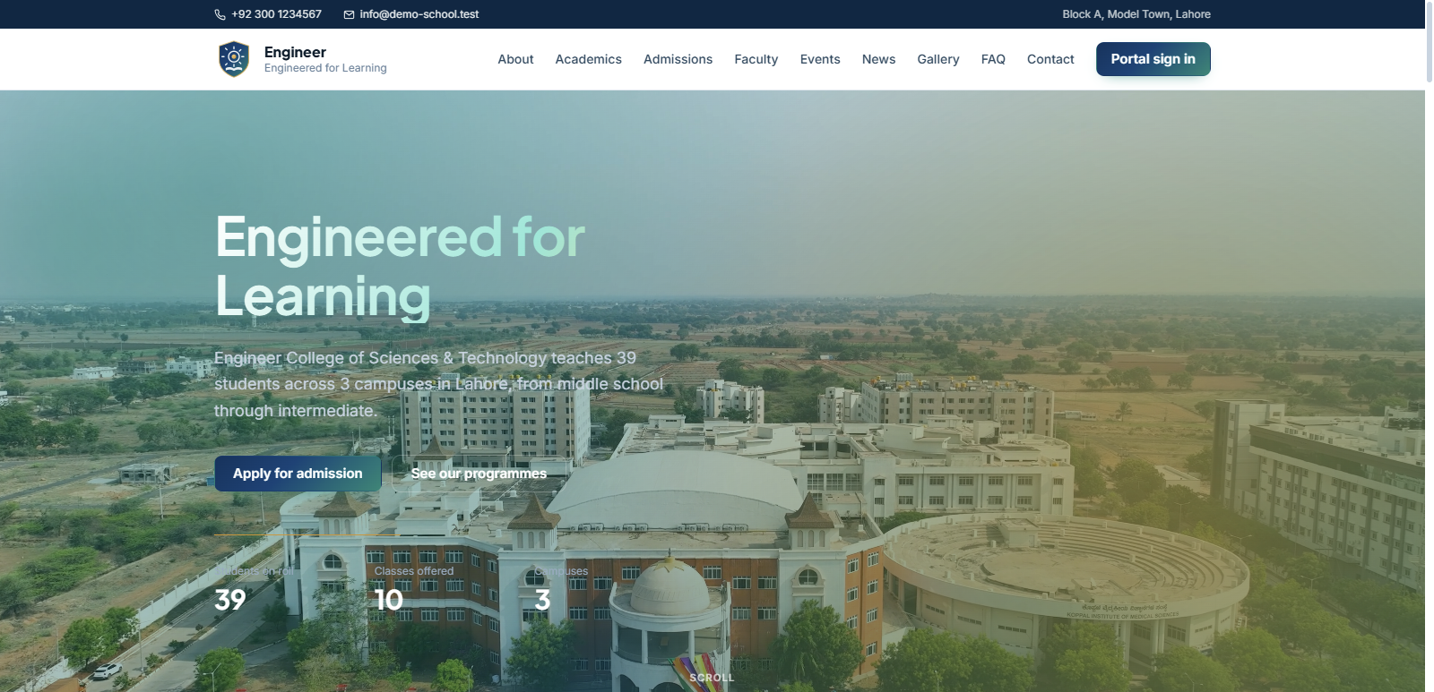 School & College Management System